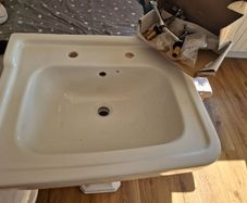 Toilet and sink