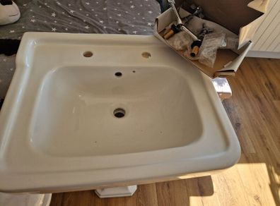 Toilet and sink