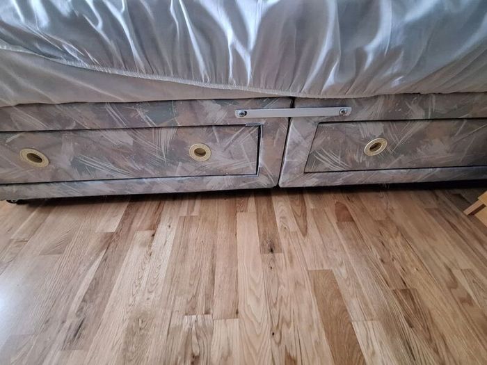 Double Divan bed with drawers