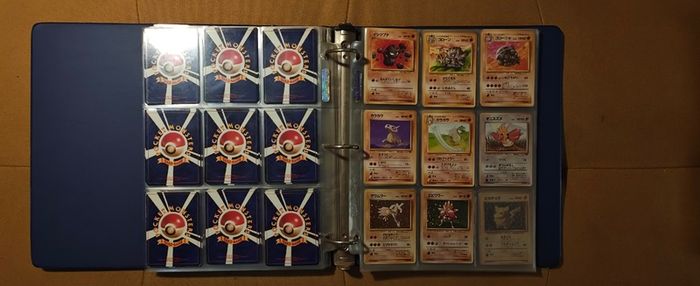Pokemon JPN 1996 Near-Complete Base Set Binder