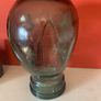 Vintage Skull Green Glass Image 3