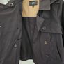 Brand New Black DKNY Short Trench Coat Image 5