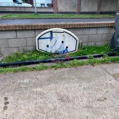 basketball hoop with stand