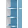 Luder 5-tier Reversible Color Open Shelf Bookcase Multiple Colours Available, See Photos Image 3
