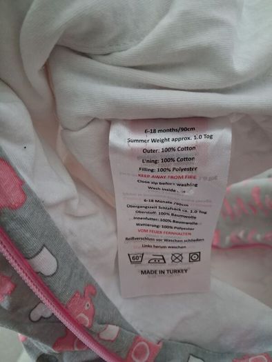 Slumbersac 90cm 1 tog