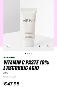 Alpha-h Vitamin C Paste 10% L Ascorbic Acid