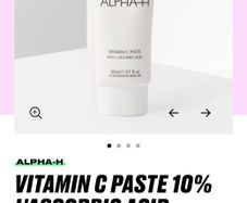 Alpha-h Vitamin C Paste 10% L Ascorbic Acid