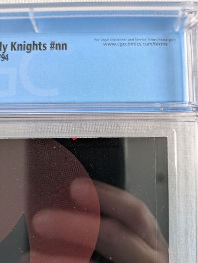 The Punisher  Batman Deadly Knights CBCS / CGC 9.8 Certified Graded Comic Framed  DC Marvel