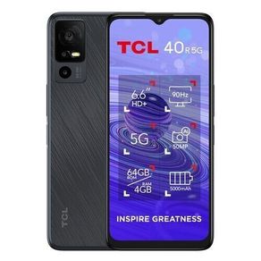 TCL40R 5G - 64GB 4GB Dual Sim Unlocked Starlight Black
