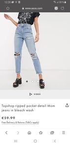 topshop mom jeans