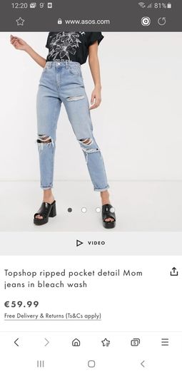 topshop mom jeans