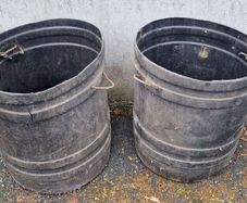 2 large barrels