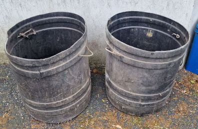 2 large barrels