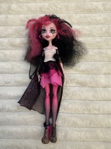 Monster High Doll Draculaura Ghouls Rule Mattel Used Very Dirty Hair Please see photos