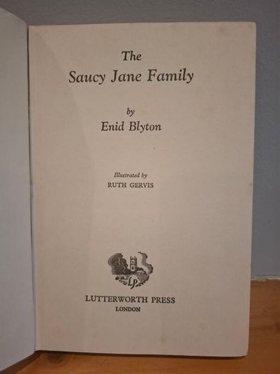 The Saucy Jane Family by Enid Blyton