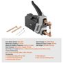 Portable Spot Welder, 4mm Thick Spot Welder Machine with 8.1KVA Input Capacity, 4200A Electric Metal Sheet Welding Machine Handheld Welding Tip Gun Image 2