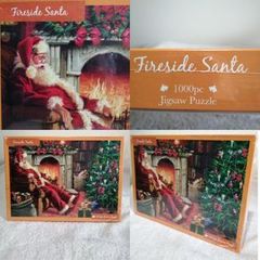FIRESIDE SANTA, Ravensburger 1000 pc jigsaw puzzle