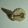 JUNIOR AIR HOSTESS (Squire badges) - child's airline 'golden wings' enamel badge (c.1970's) B Image 2