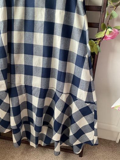 dress Bnwt paise asymmetrical gingham check dress size 10
