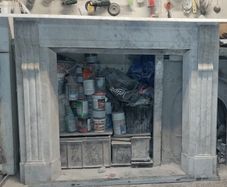 Antique Marble Fireplace