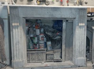 Antique Marble Fireplace