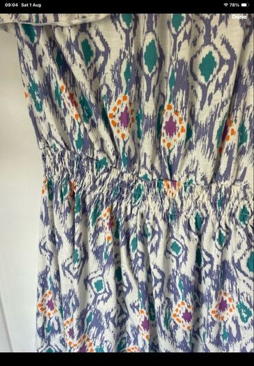 playsuit boohoo off shoulder 8/10 Bnwot