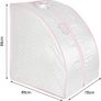 Mini portable sauna with folding chair and  steam boiler Image 3