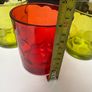 Set of colourful glass Image 4