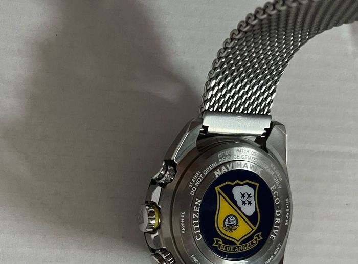 Citizen Mens Promaster Navihawk Blue Angels Eco-drive Watch Solar Powered
