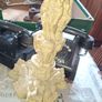 Beautiful Table Base of Neoclassical Women, Elephants, and Dragons. You could easily get a round piece of glass, wood or plexiglass, and make a nice table that would be a focus point in any room or hall. Postage Available or Collection Image 2