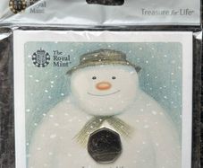 2018 Treasure for Life Snowman 50p
