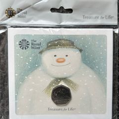 2018 Treasure for Life Snowman 50p