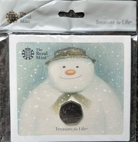2018 Treasure for Life Snowman 50p