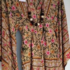 LUCUMA boho floral playsuit with pockets Sz M (Fit 10UK) - Bnwt Rrp 50