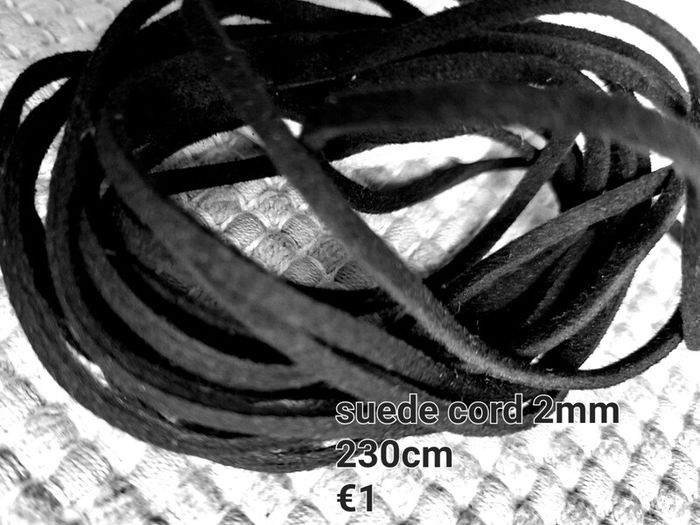 Faux suede cord