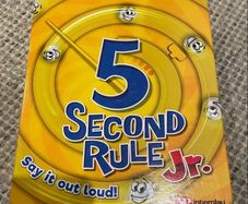 5 second rule junior board game