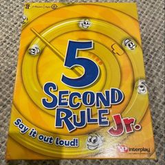 5 second rule junior board game