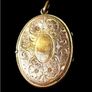 Large Antique Victorian 15ct Gold Engraved Locket Image 9