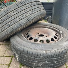 Set of 4 VW Steel Wheels with Tyres 215/60 R16 Excellent Condition