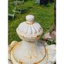 Pair of Tall Cast Iron Urn with Lid H356 Image 2