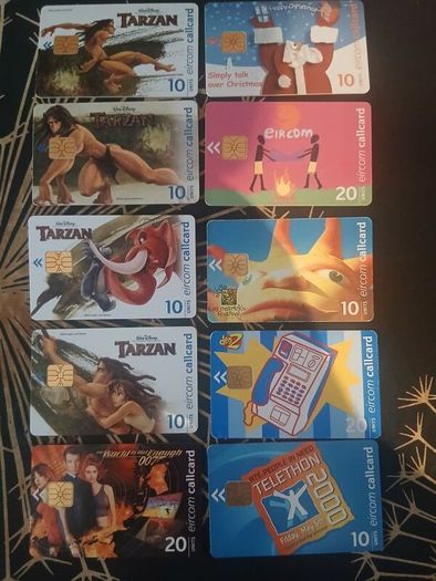 205 different Irish callcards