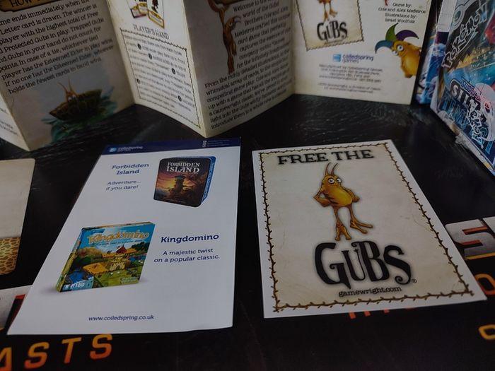 GUBS: A Game of Wit and Luck ! Card Game ! VERY RARE ! Complete ! 2011 ! by Gamewright !