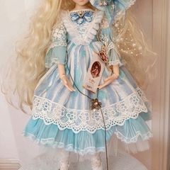Doris Doll 1/3 Scale BJD (60cm / 24") Blue & White Lolita Gown Kilig Doll