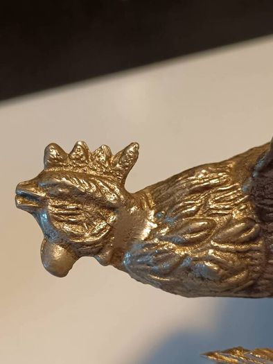 A Pair of Charles X Silver Plated Fighting Cockerels (C.1830)