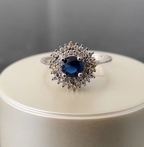 Silver ring. Size M/N