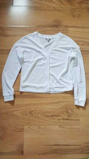 Women's white cardigan