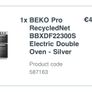 Brand new integrated double oven Image 5