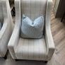 Pair of Bespoke Colefax & Fowler Wingback Armchairs Image 2