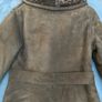 Vintage Ladies Mocklers Genuine Leather Shearling Nor'Easter Long Coat Size UK 8 Image 9