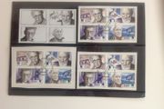 Ireland stamps, 2004 Nobel Laureate booklet panes and blackprint